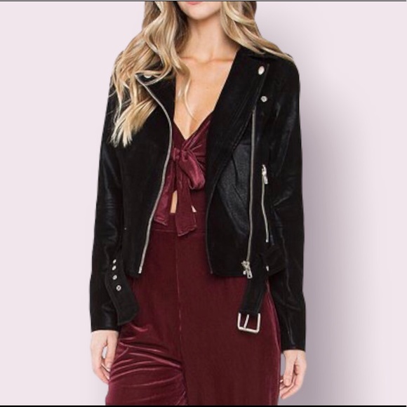 Sugarlips Women’s Black Have Mercy Moto Jacket, Size: M - Picture 9 of 9